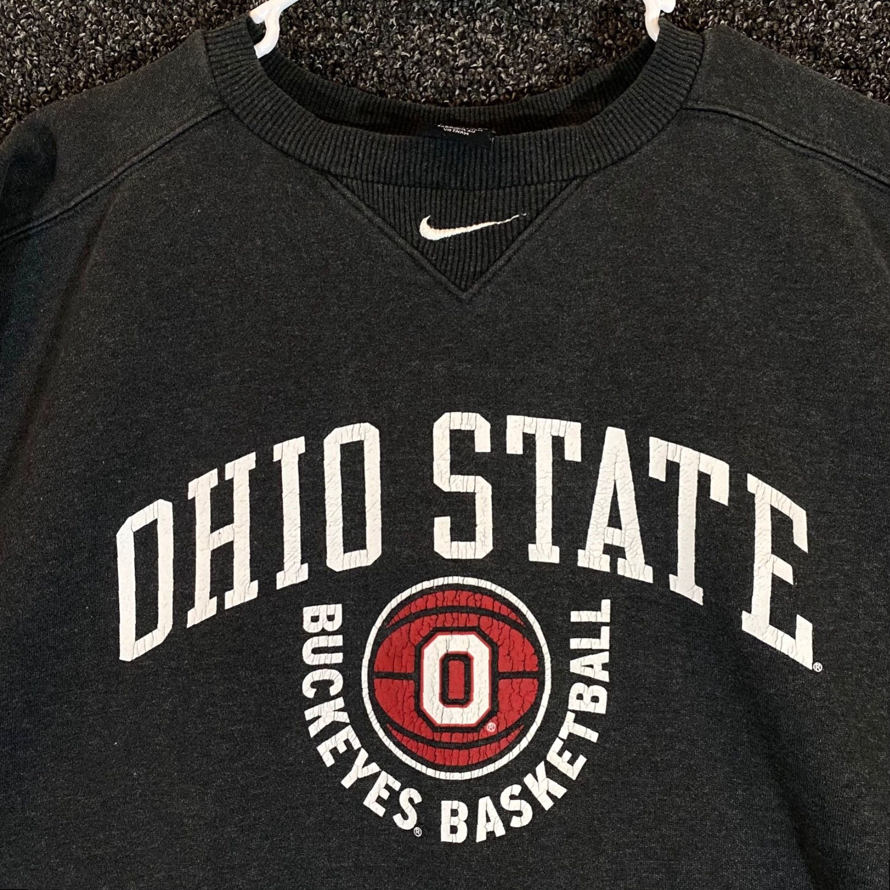 Nike Nike Ohio State Jacket Mens XL Gray Basketball Pullover Crewneck Buckeyes Y2K OSU Size US XL / EU 56 / 4 - 2 Thumbnail