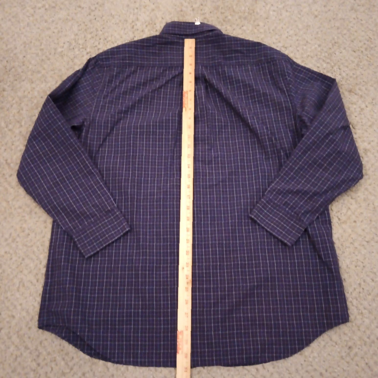 Croft & Barrow Croft & Barrow Shirt Mens Large Purple Plaid Long Sleeve Button Down Size US L / EU 52-54 / 3 - 6 Thumbnail