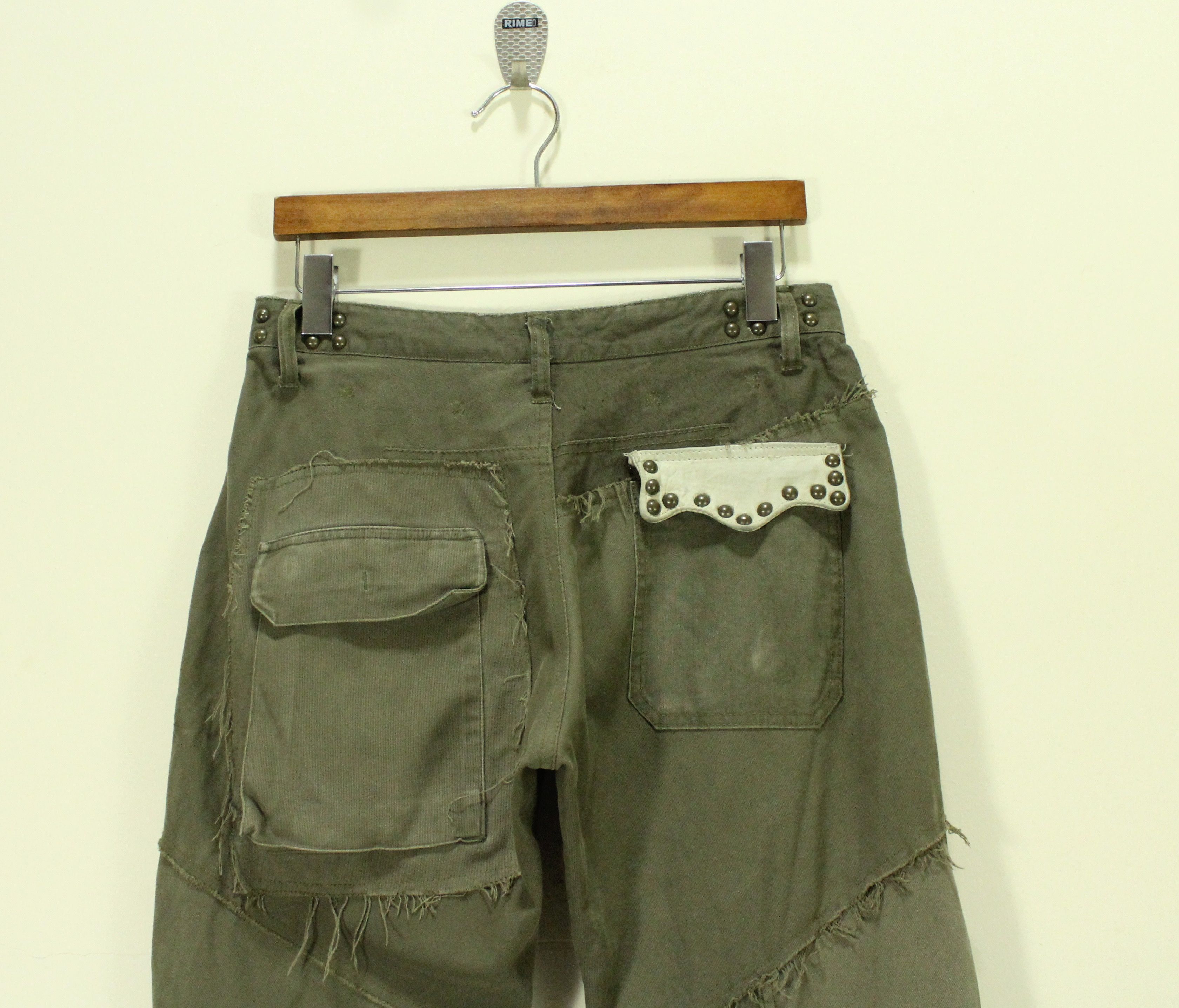 Japanese Brand INSANE 🔥 Pants Japan Patchwork Military Army Rework Rebuilt Size US 30 / EU 46 - 10 Thumbnail