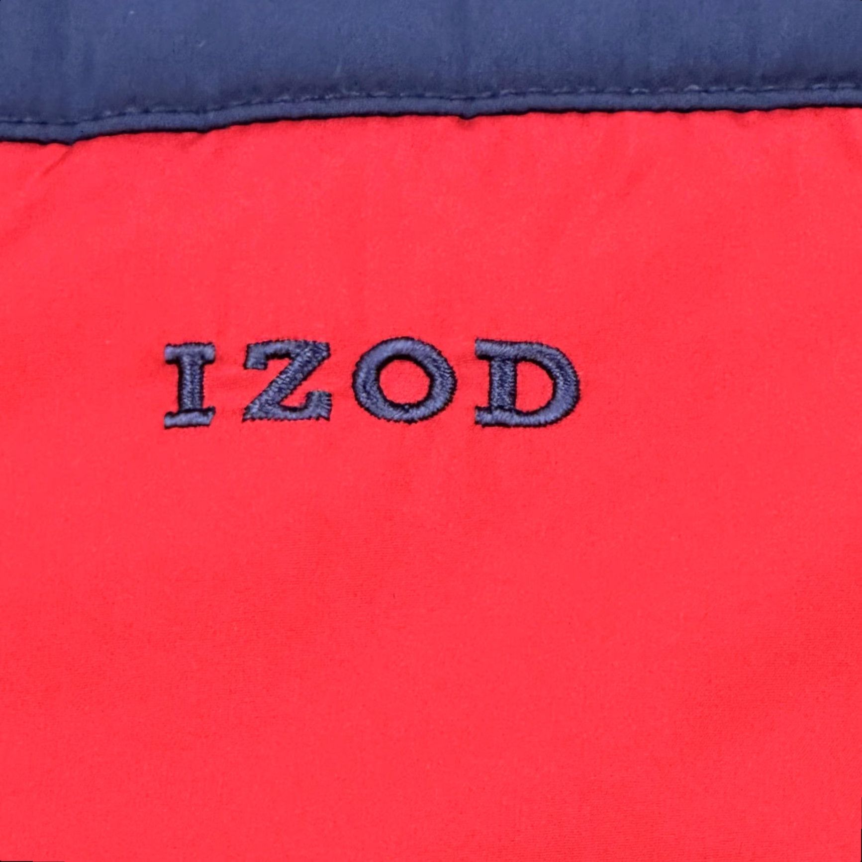 Izod IZOD Vest Mens XL Red Zip Puffer Quilted Insulated Sleeveless Two Tone Vest Adult XL Red Quilted Lightweight Padded Pockets Collared Zip Mens Size US XL / EU 56 / 4 - 3 Thumbnail
