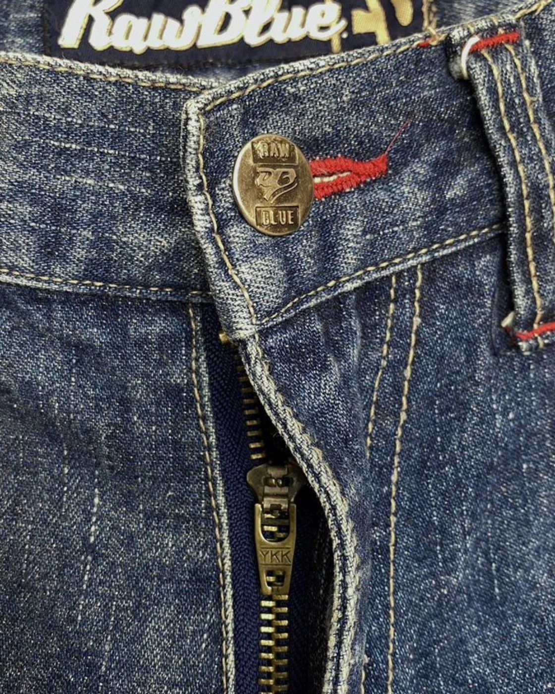 Ecko Unltd. × Vintage Raw Blue Rap Vintage Jeans Size US 32 / EU 48 - 8 Thumbnail
