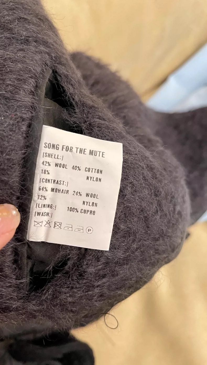 Song For The Mute Song For The Mute Mohair Wool Vest Jacket Size M / US 6-8 / IT 42-44 - 9 Thumbnail