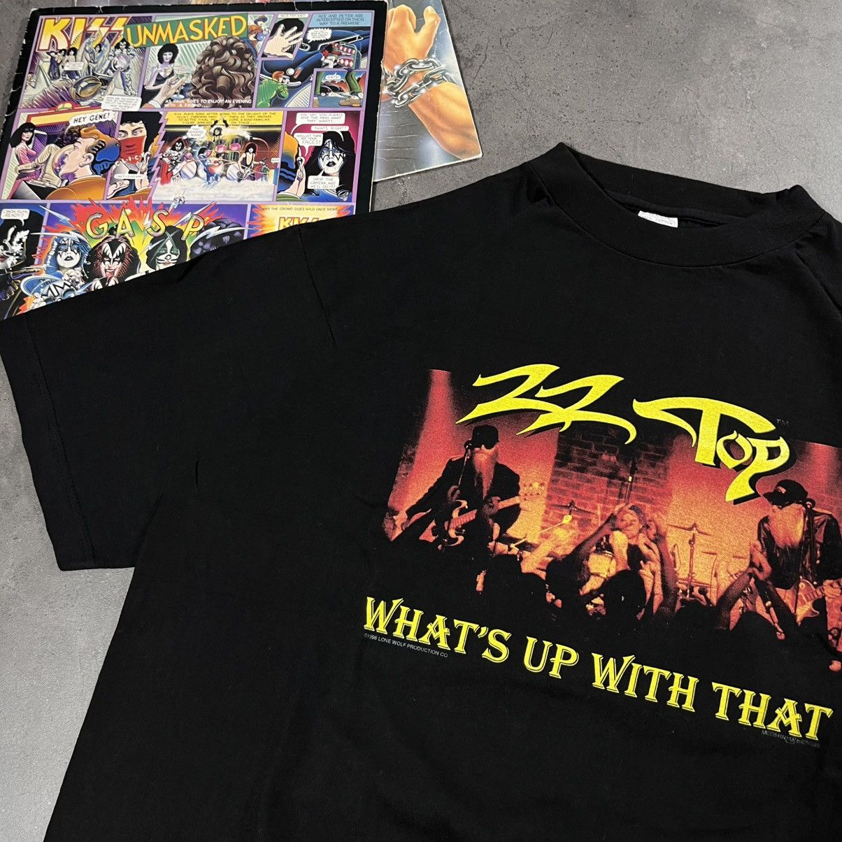 Band Tees Vintage 90s ZZ Top 1996 Big Logo Rock Metal Tshirt Tee Size US XL / EU 56 / 4 - 6 Thumbnail