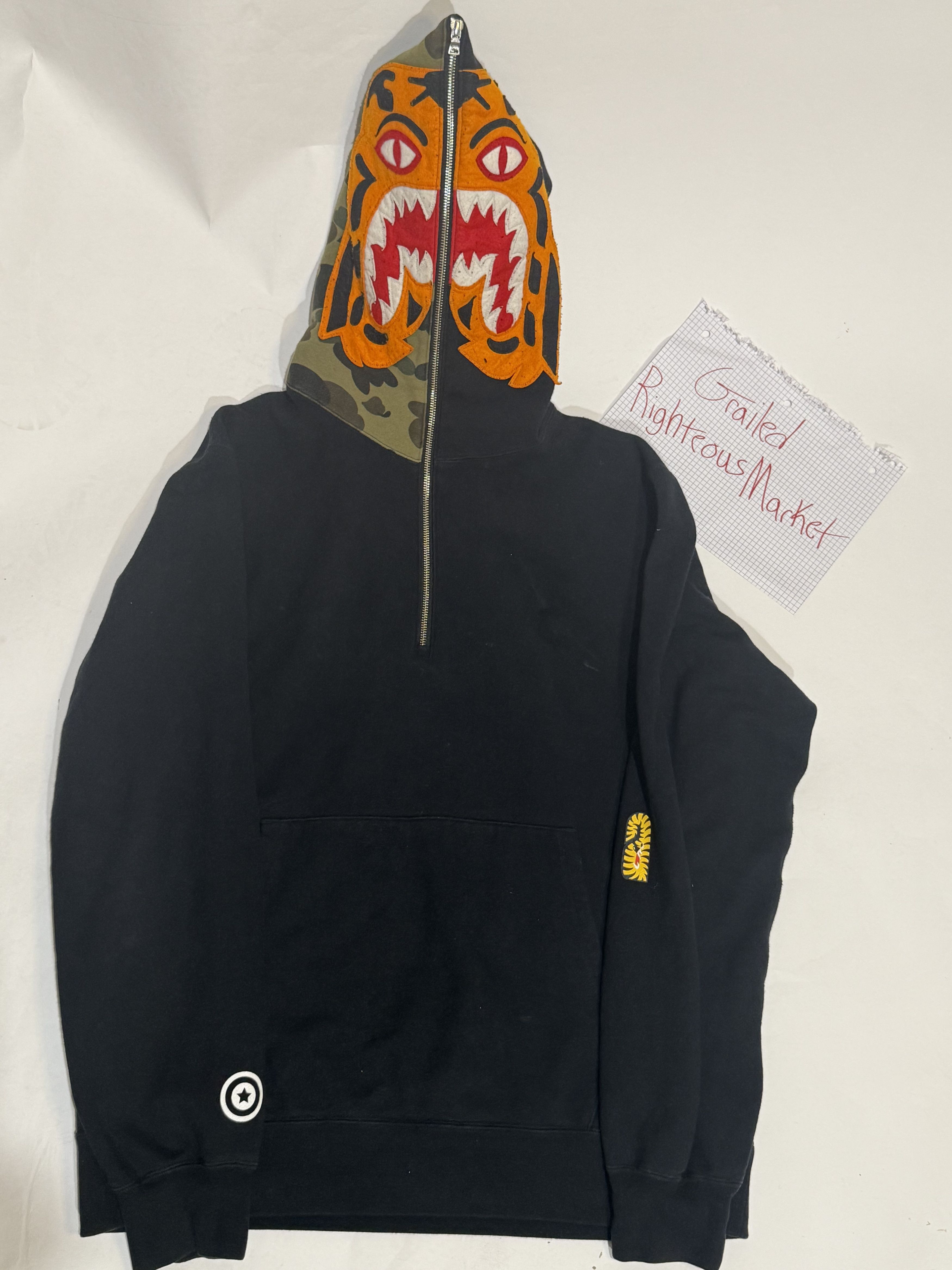 Bape BAPE TIGER QUATER ZIP Size US XXL / EU 58 / 5 - 1 Thumbnail