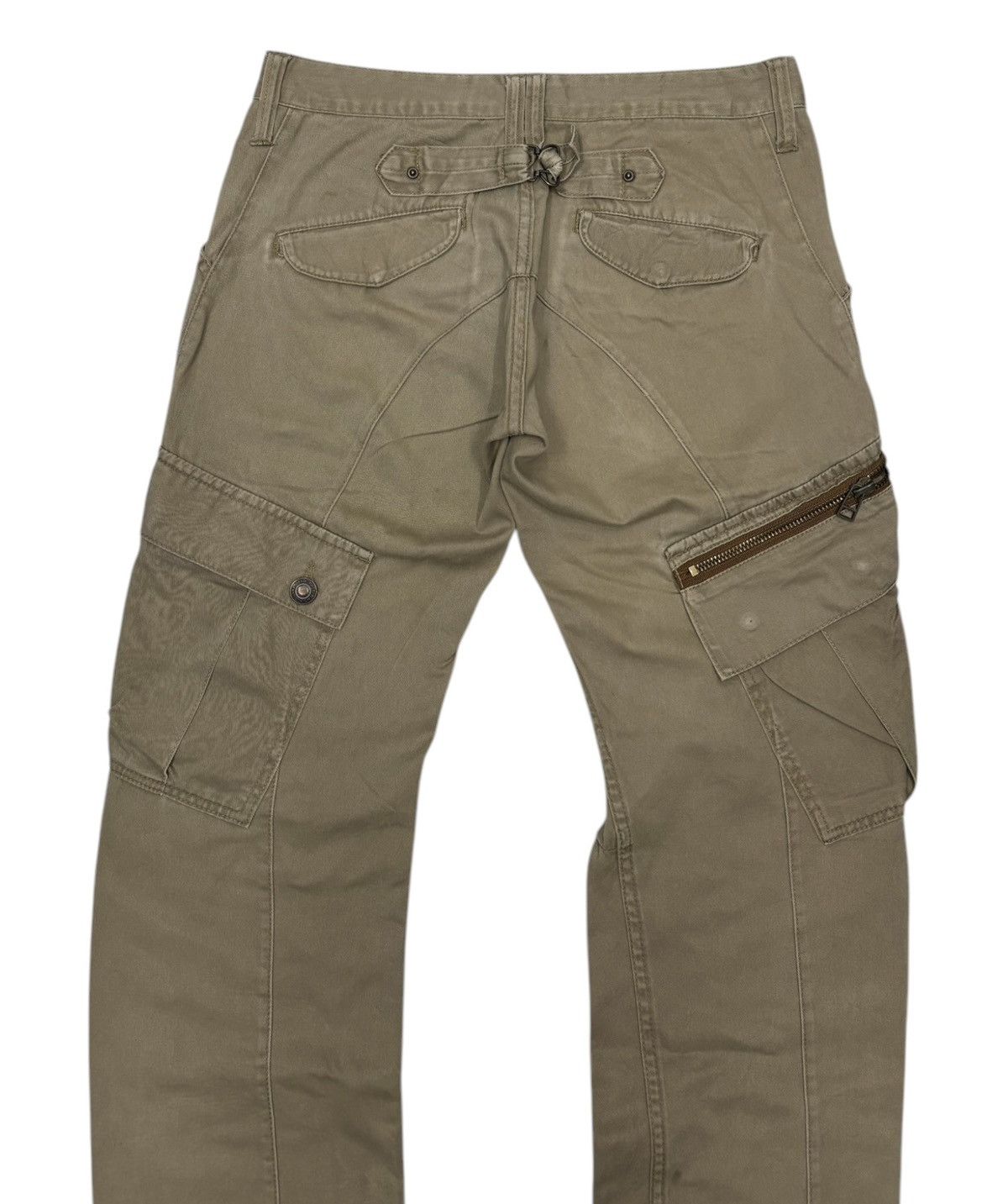 If Six Was Nine × Vintage 💥TWISTED💥DOMINATE MULTI POCKET CARGO PANTS Size US 33 - 6 Thumbnail