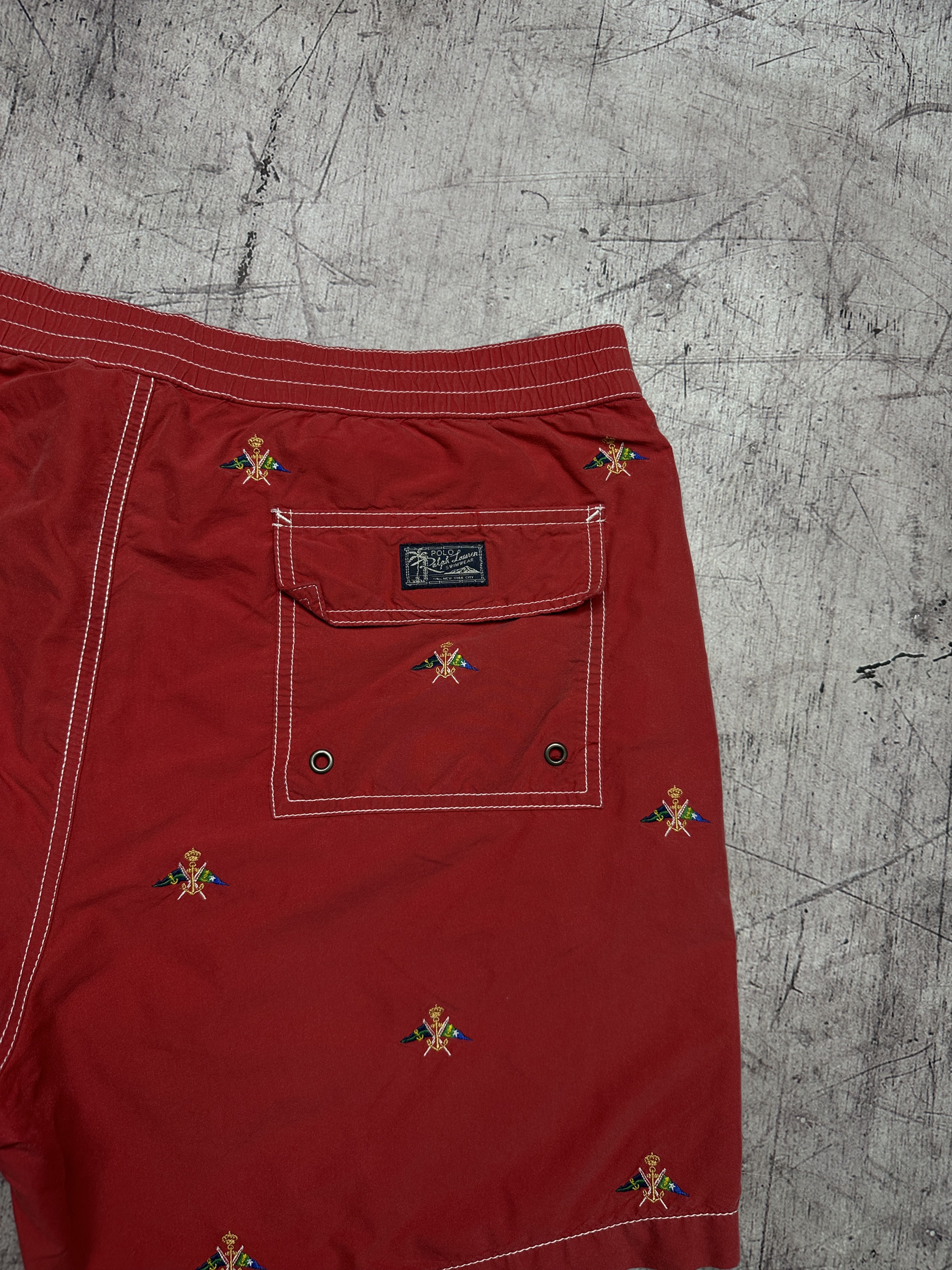 Polo Ralph Lauren Polo Ralph Lauren Vintage Mens Nylon Shorts Size US 36 / EU 52 - 6 Thumbnail