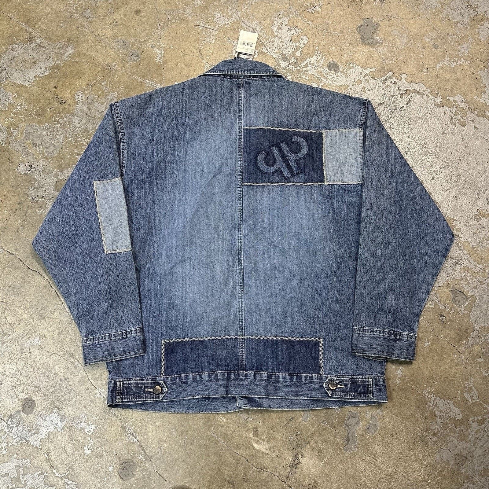 Pelle Pelle × Vintage NWT Vintage 90s Y2K Pelle Pelle Trucker Denim Jacket XL Size US XL / EU 56 / 4 - 4 Thumbnail