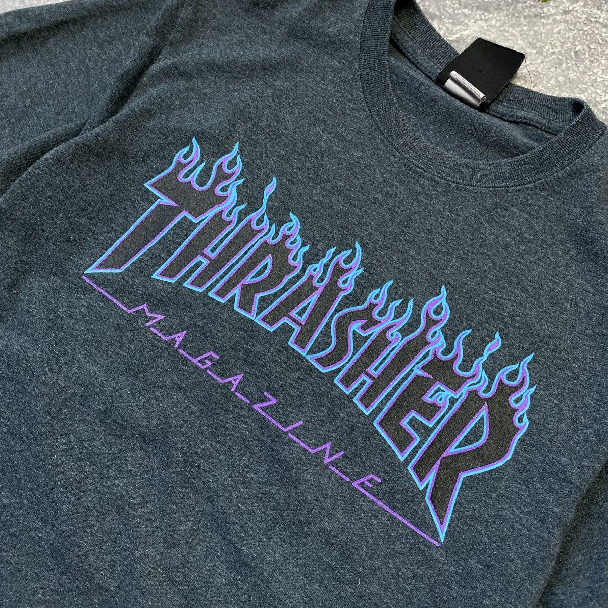 Thrasher Men’s Thrasher Skateboarding big logo sk8 y2k tee Size US S / EU 44-46 / 1 - 3 Thumbnail