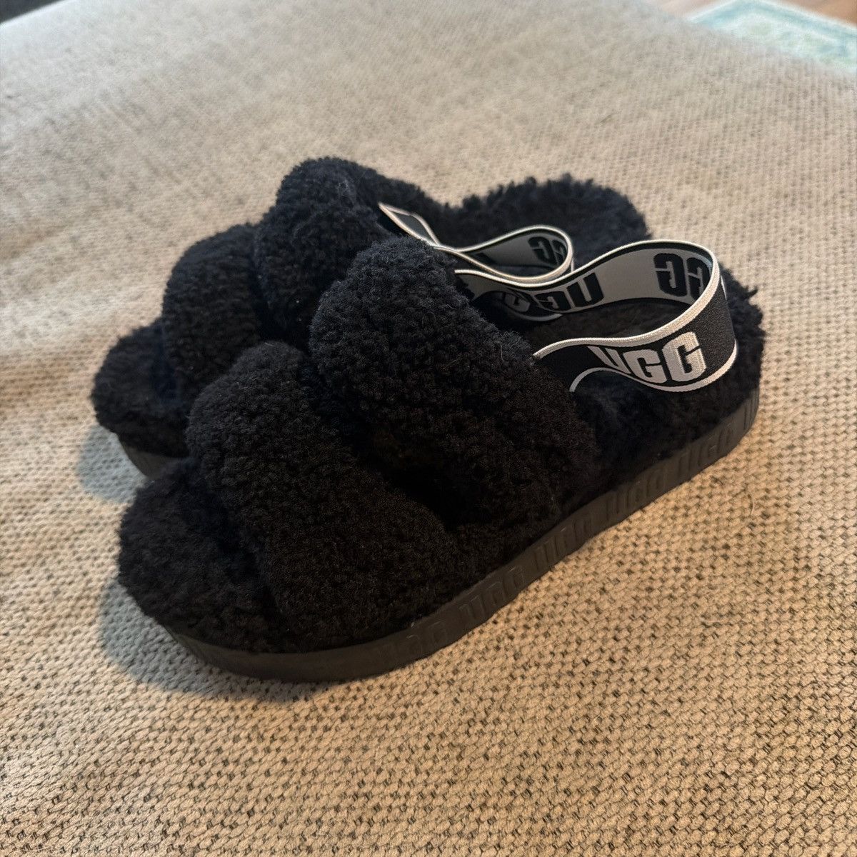 Ugg UGG black slippers w/ straps Size US 8 / IT 38 - 4 Thumbnail
