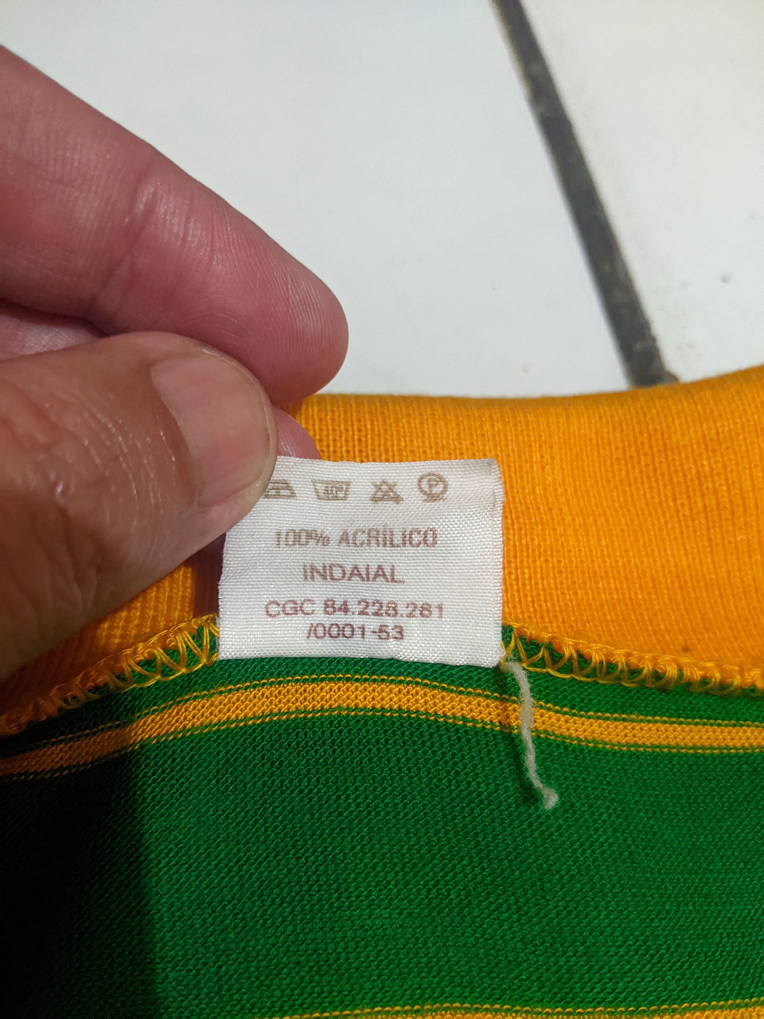 Vintage Brazil cup shirt football shirt. 1984 Olympic games Size US M / EU 48-50 / 2 - 5 Thumbnail
