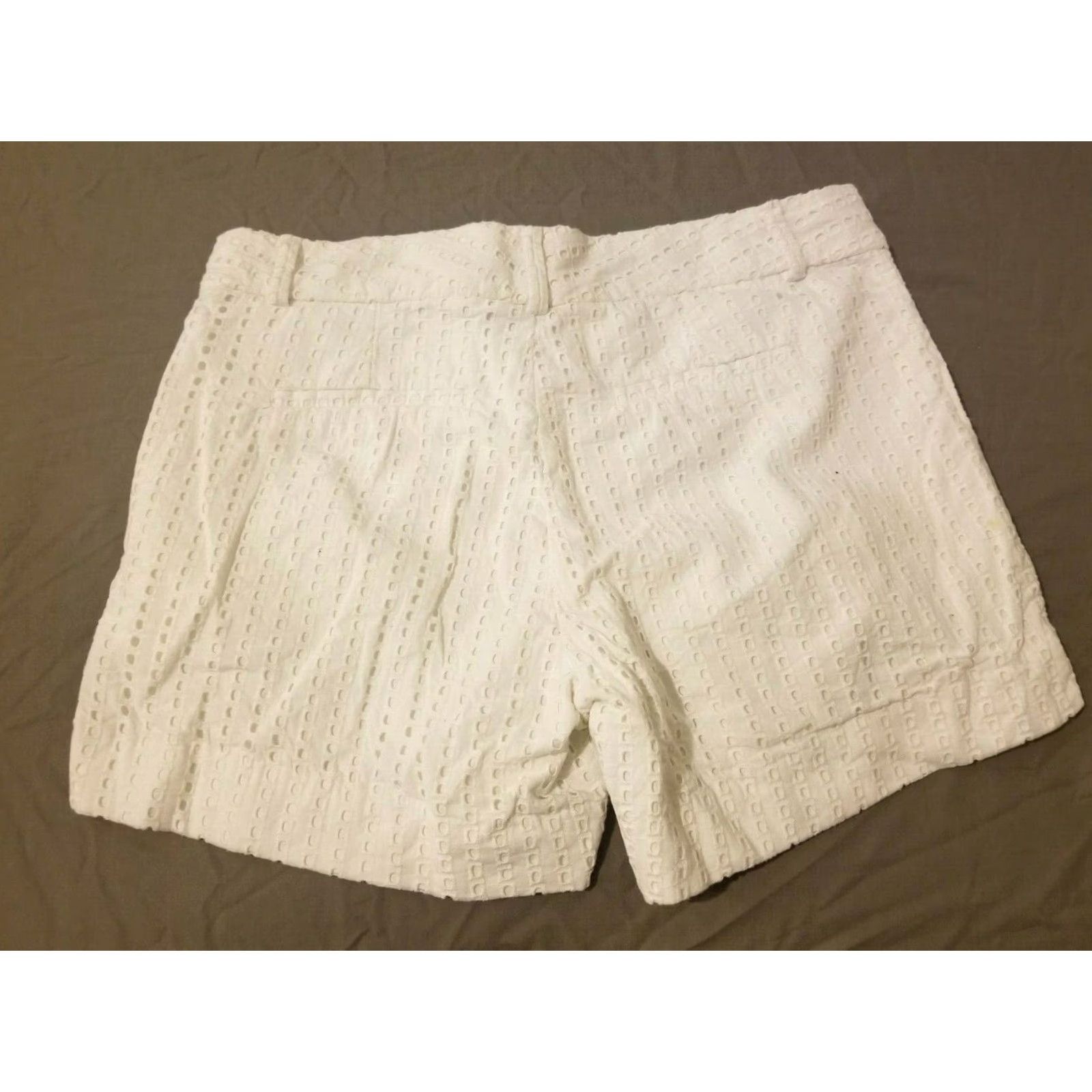 Banana Republic Womens Banana Republic Shorts 0 White Cotton Chino Size 25" / US 0 / IT 36 - 2 Thumbnail