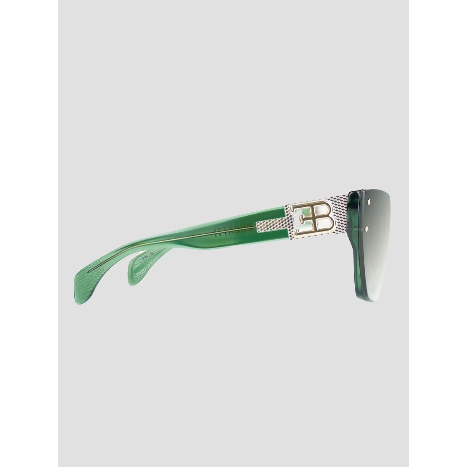 Bugatti New BUGATTI 48L BG Sunglasses Crystal Green Lenses Authentic Size ONE SIZE - 4 Thumbnail