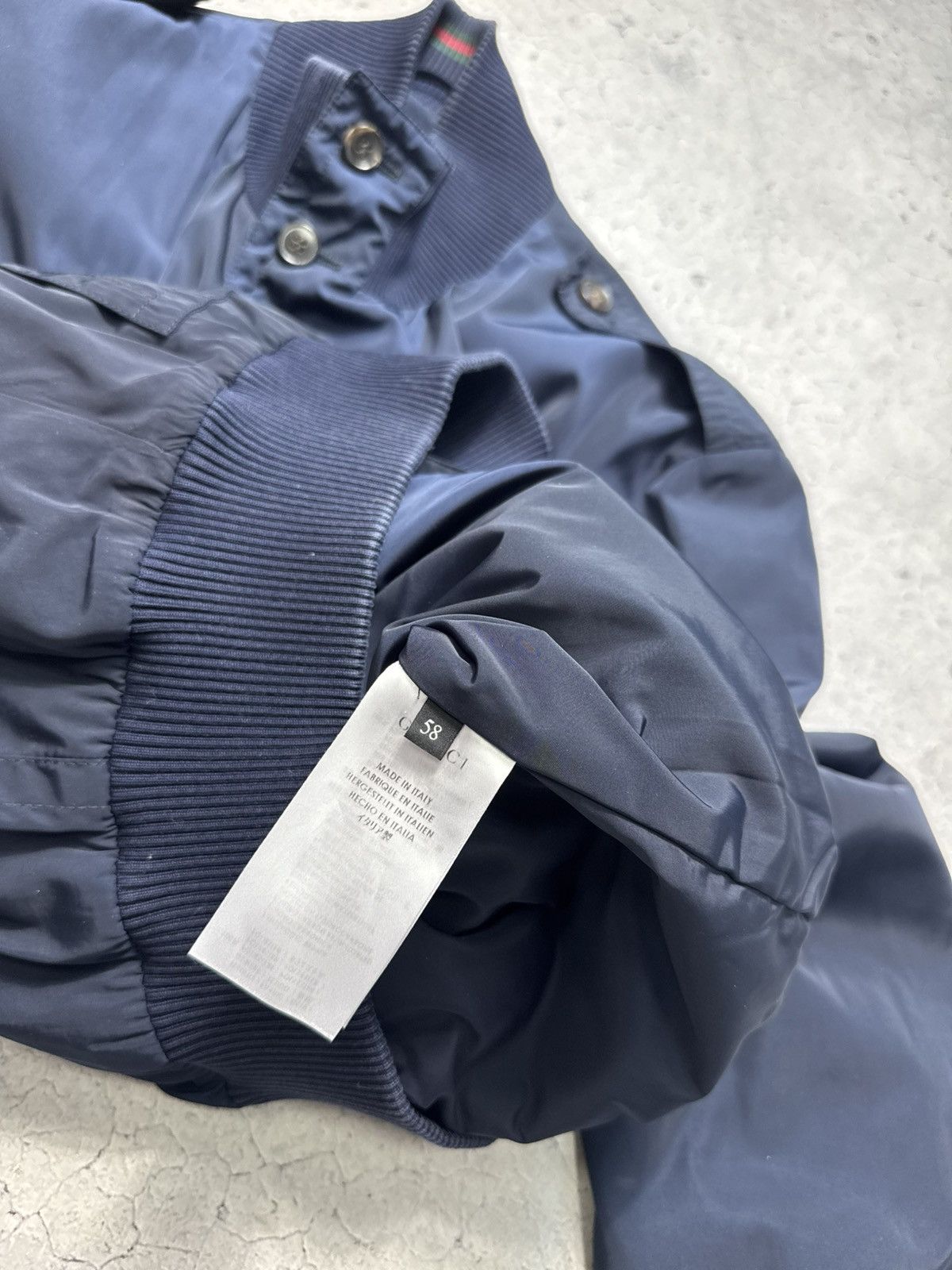 Gucci Gucci Luxury Bomber Jacket Made In Italy Size US XL / EU 56 / 4 - 11 Thumbnail