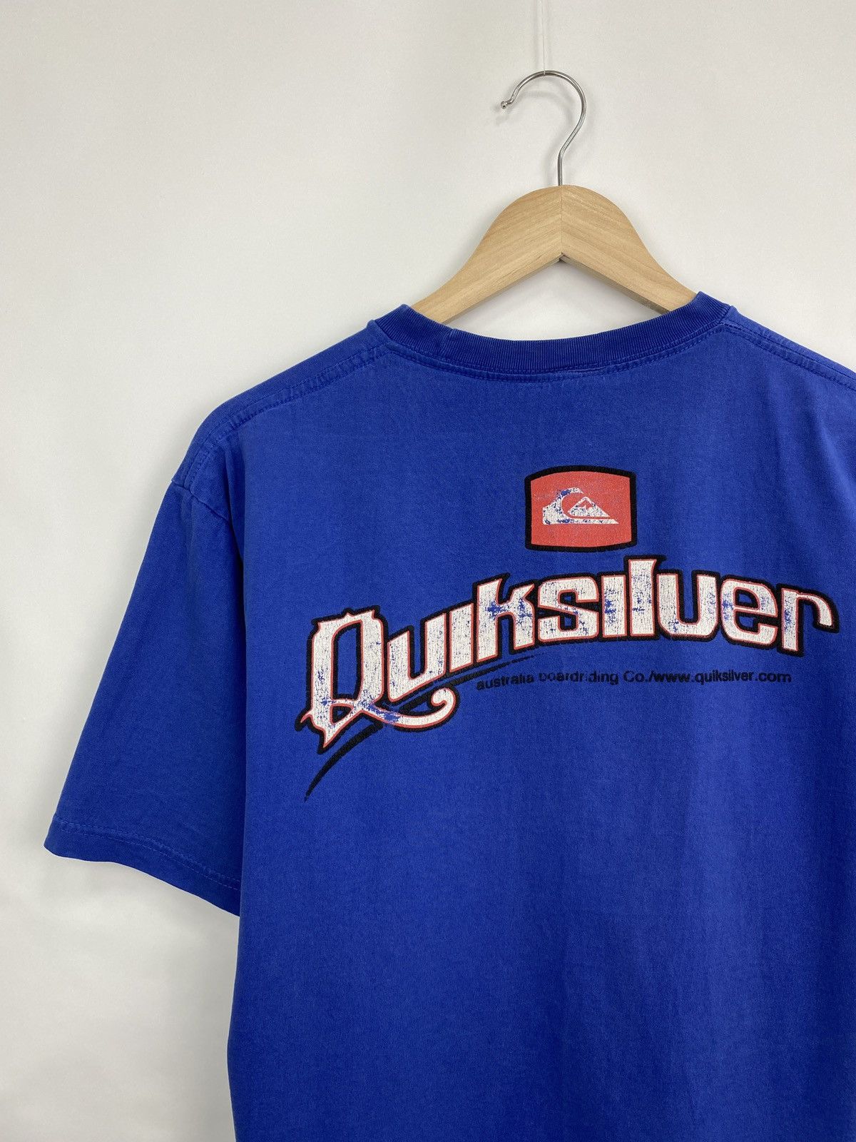 Quiksilver 🇺🇸 Vintage 90s Quiksilver Center Logo T-Shirt Rare Retro Y2K Size US M / EU 48-50 / 2 - 2 Thumbnail