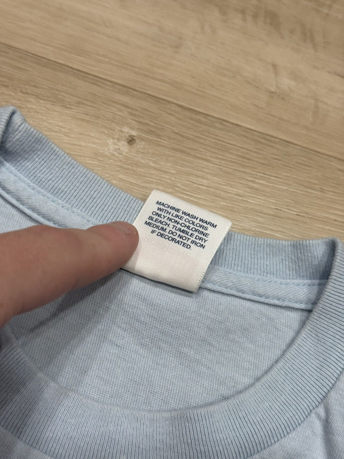 Supreme Supreme 20th Anniversary Box Logo Tee- Baby Blue Size US M / EU 48-50 / 2 - 11 Thumbnail
