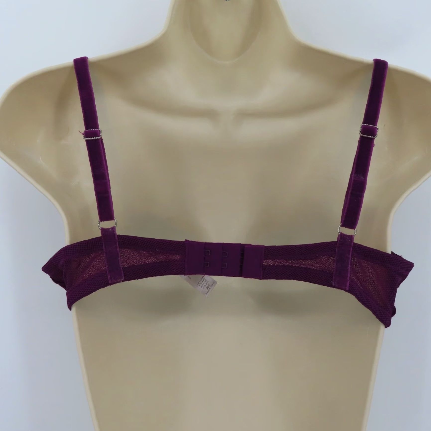Victoria's Secret Victoria's Secret 36C Push Up Bra Purple Lace Underwired Velvet User: Victoria's Secret 36C Push Up Bra Purple Lace Underwired Velvet Size ONE SIZE - 6 Thumbnail
