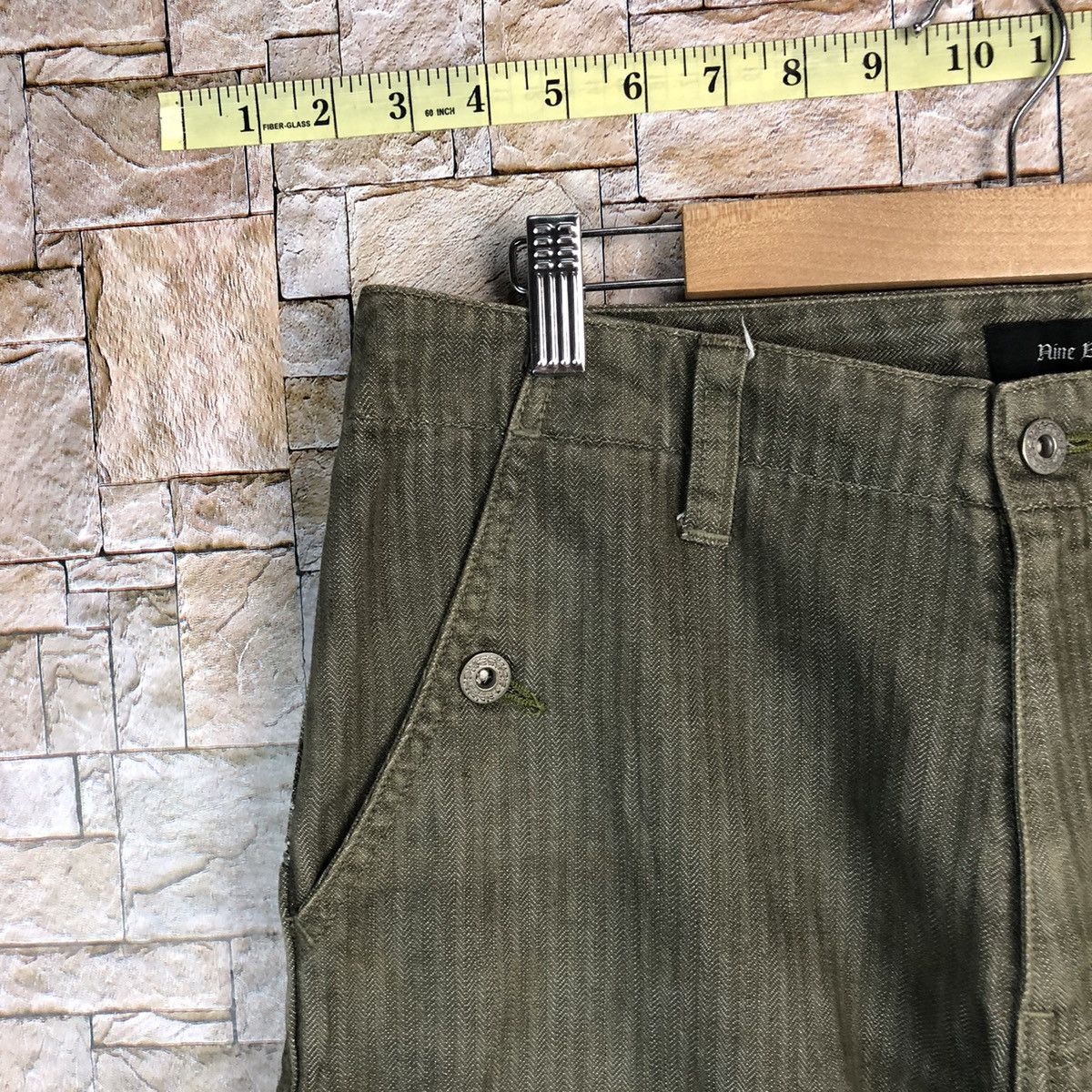 If Six Was Nine Nine Blocks faded utility Cargo Multipocket Pants #A813 Size US 32 / EU 48 - 8 Thumbnail