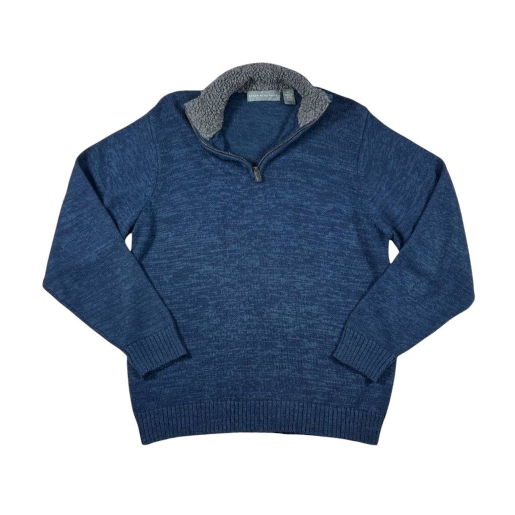 Oscar De La Renta Oscar de la Renta Blue Sweater | Size XXL Size US XXL / EU 58 / 5 - 1 Thumbnail