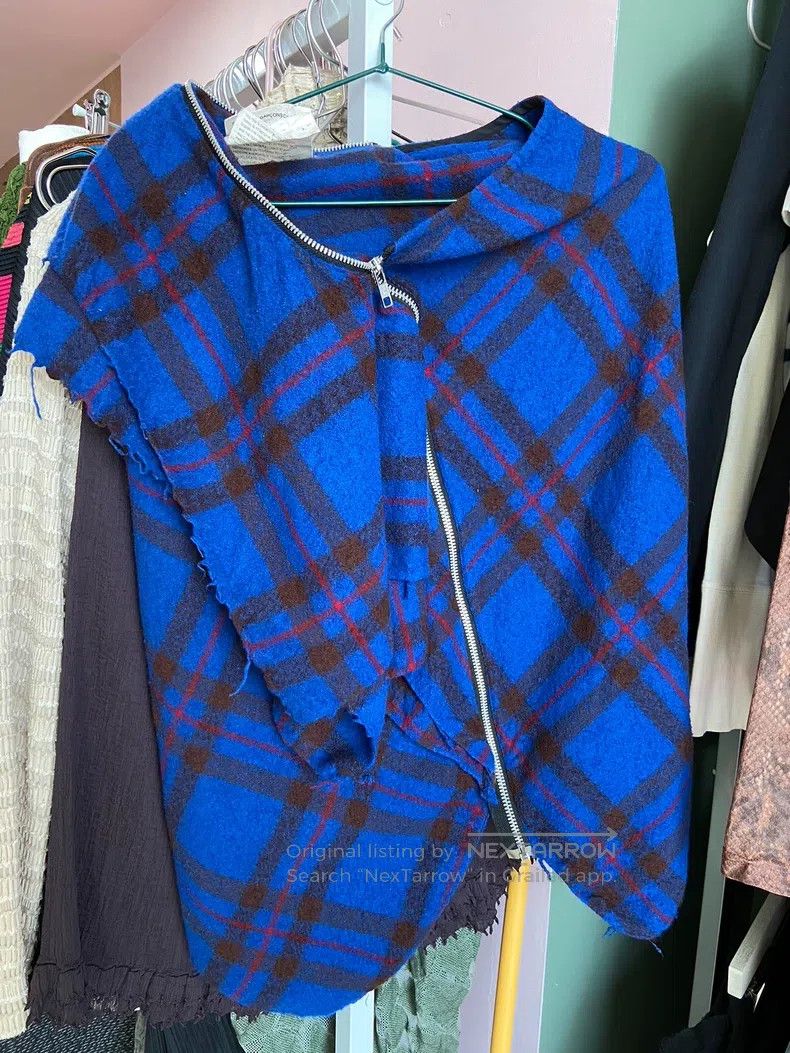 Comme des Garcons Comme Des Garcons size S Blue check transformation skirt Size 25" / US 0 / IT 36 - 6 Thumbnail