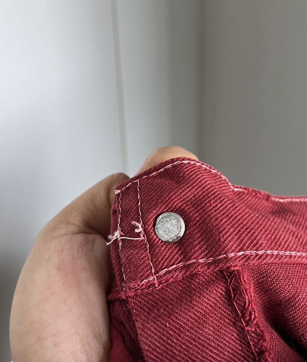 Levi's 70s - 60s Vintage Levis Big E Sta Prest Scovill Zipper Size US 30 / EU 46 - 5 Thumbnail