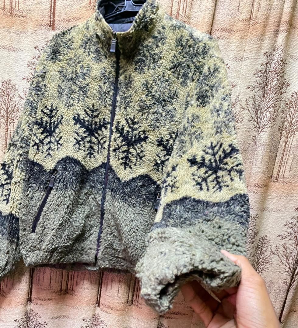 Japanese Brand Rare Design Katahdin Sherpa Fleece Jacket Size US L / EU 52-54 / 3 - 4 Thumbnail