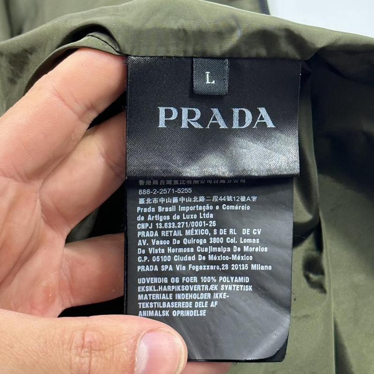 Prada Prada Milano 2017 Rubber Logo Laminated K-way Windbreaker L Size US L / EU 52-54 / 3 - 7 Thumbnail