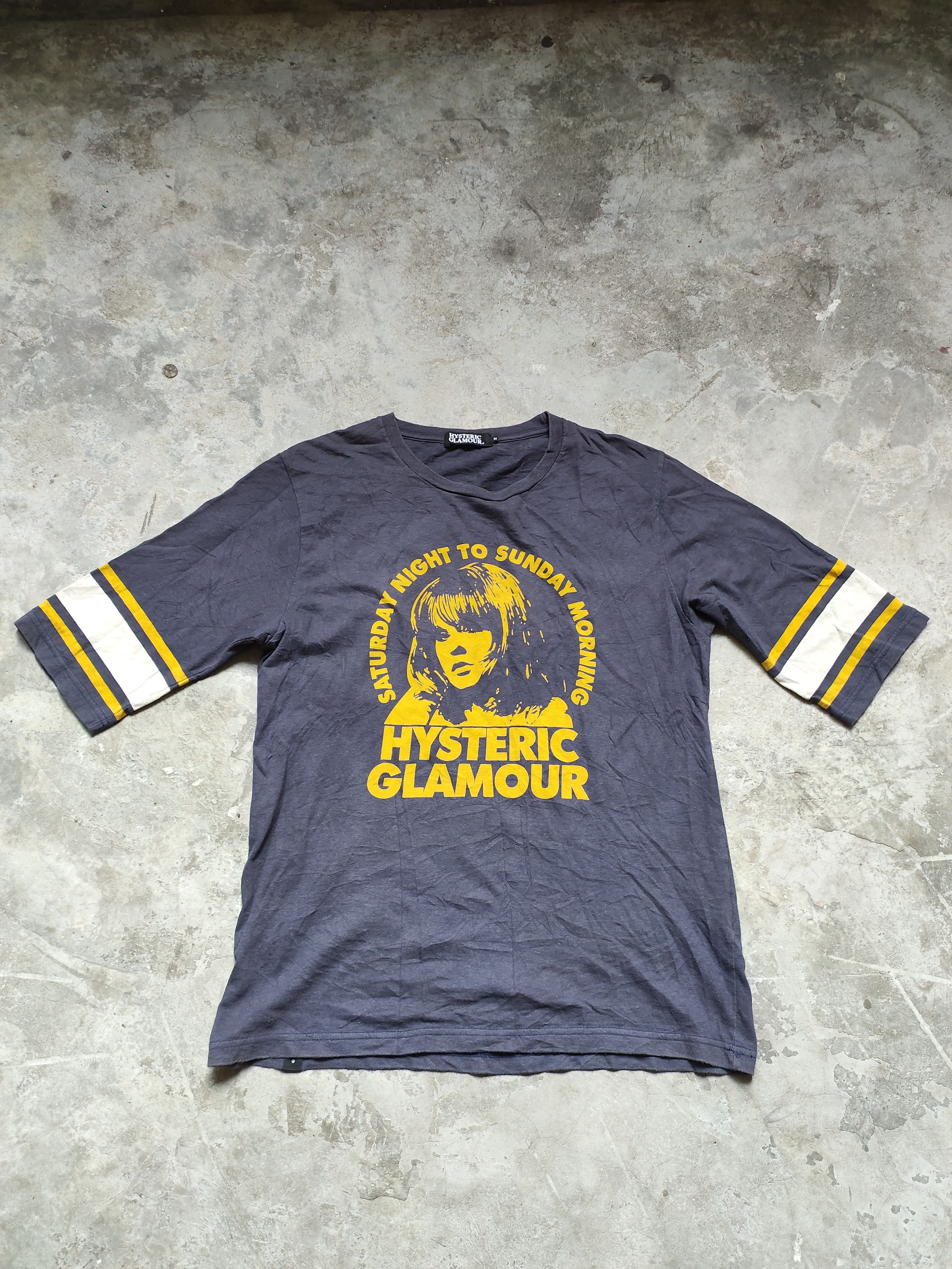 image of Hysteric Glamour Saturday Night To Sunday Morning in Black, Men's (Size Medium)
