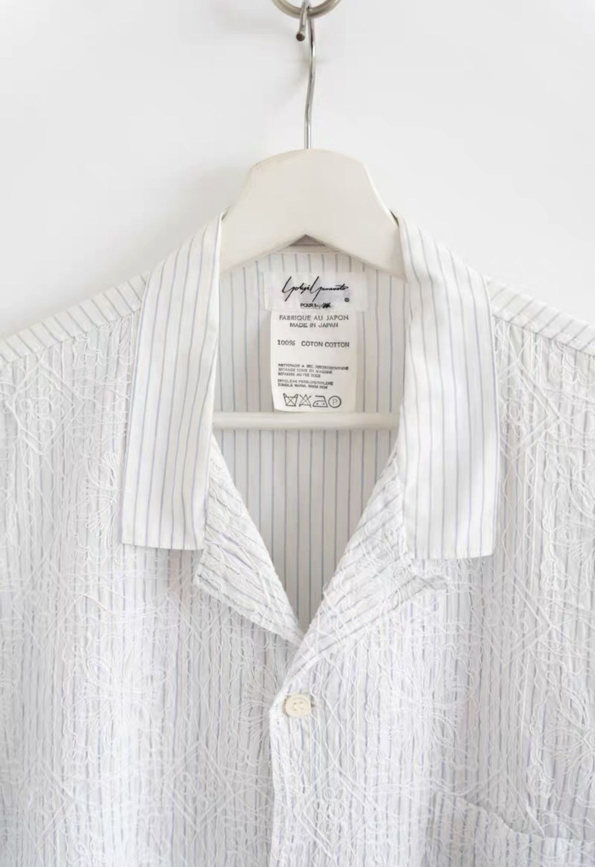 Yohji Yamamoto Yohji Yamamoto 85ss Tuareg Embroidery Shirt K4 Size US L / EU 52-54 / 3 - 4 Thumbnail
