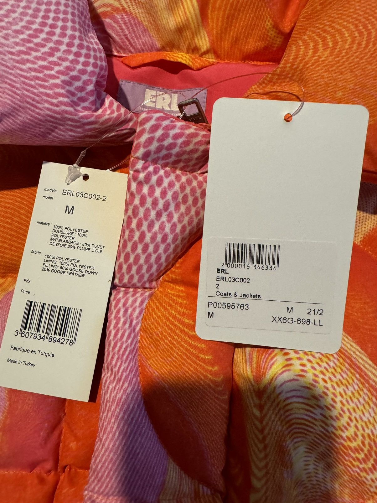 ERL ERL Circles Puffer Jacket Size US M / EU 48-50 / 2 - 3 Thumbnail