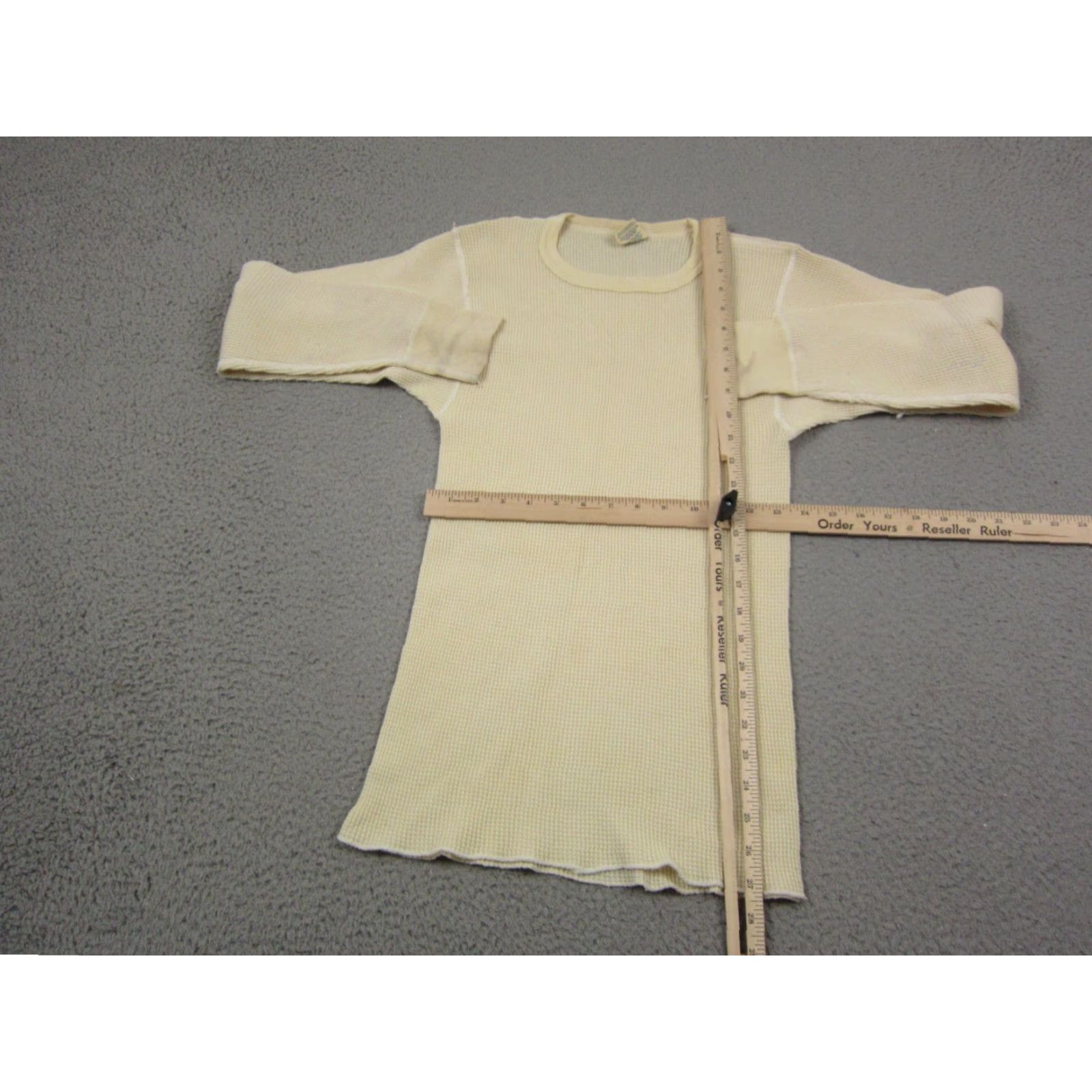 Vintage VINTAGE J. E MORGAN Shirt Mens L Yellow Thermal Waffle USA Made long sleeve Crew Neck 90s Outdoor Sports Shirt Mens L Yellow Thermal USA Made Size US L / EU 52-54 / 3 - 7 Thumbnail