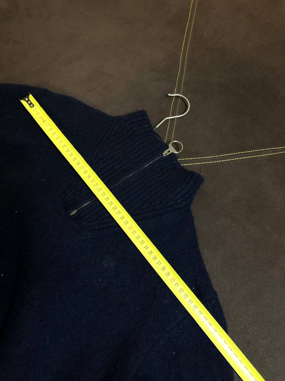 Barbour Barbour Essential Lambswool Half Zip Jumper Navy Size US XXL / EU 58 / 5 - 6 Thumbnail