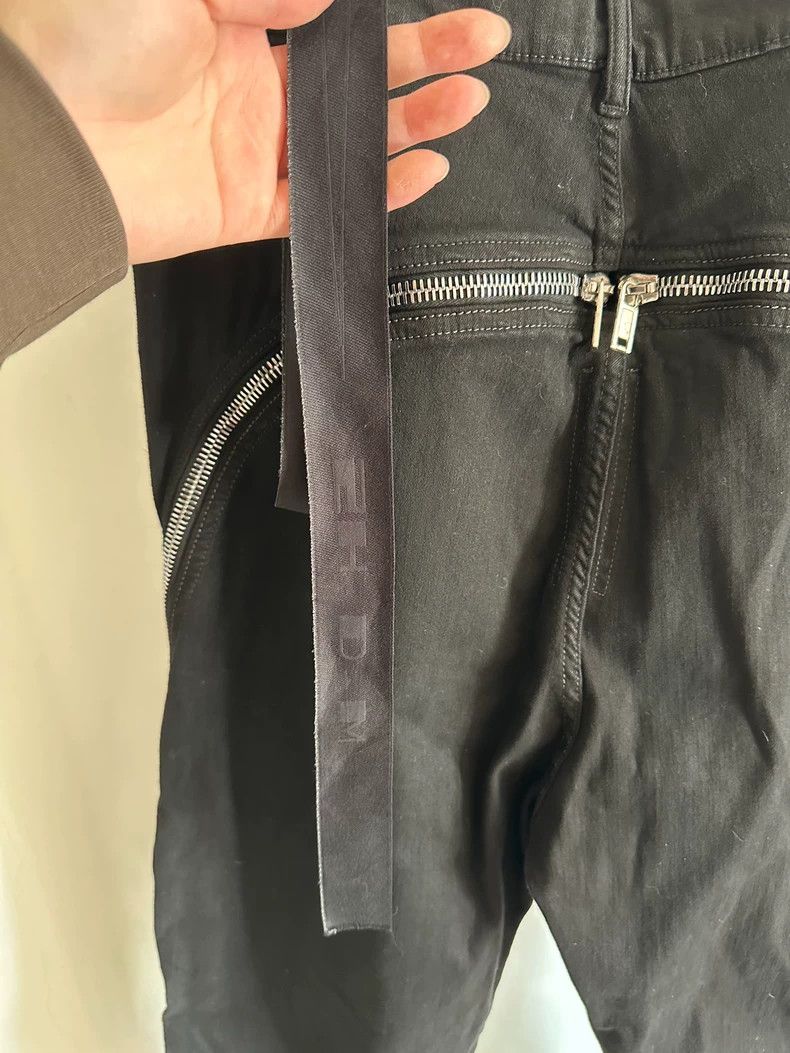 Rick Owens rick owens Washed Waxed Zipper Flared Jeans 2504-Nextarrow Size US 34 / EU 50 - 4 Thumbnail