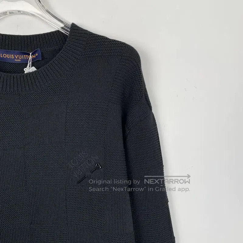 Louis Vuitton Louis Vuitton Black Cotton Knit Sweater for Men . Size US XS / EU 42 / 0 - 3 Thumbnail