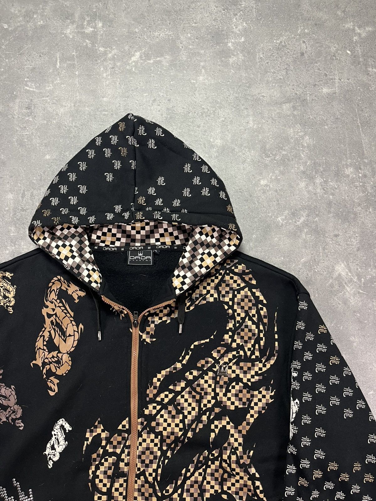 Damani Dada Dada Supreme Dragon Japanese Themes AOP Baggy Zip Hoodie XL Size US XL / EU 56 / 4 - 4 Thumbnail
