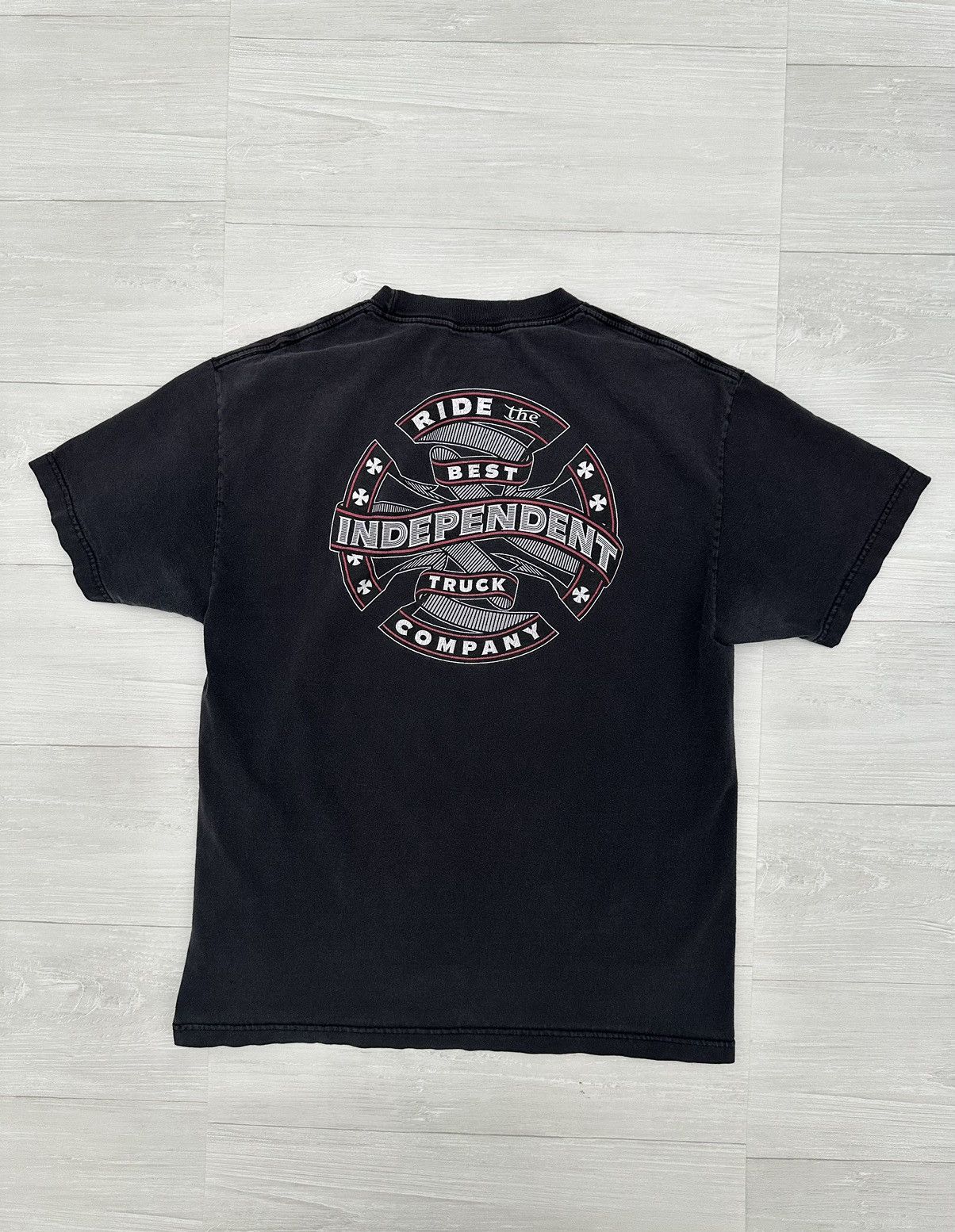 Independent Truck Co. Independent Truck Co. Black Iron Cross Logo Tee Sz. XL Skate Size US XL / EU 56 / 4 - 3 Thumbnail