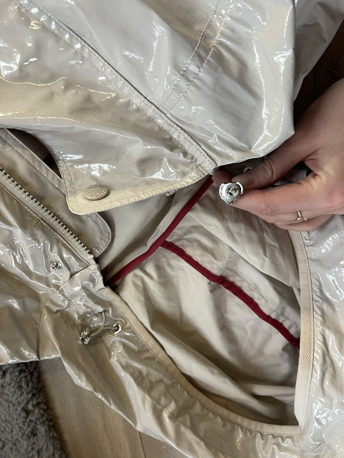 Moncler Moncler Navet Rain Jacket Size M / US 6-8 / IT 42-44 - 4 Thumbnail