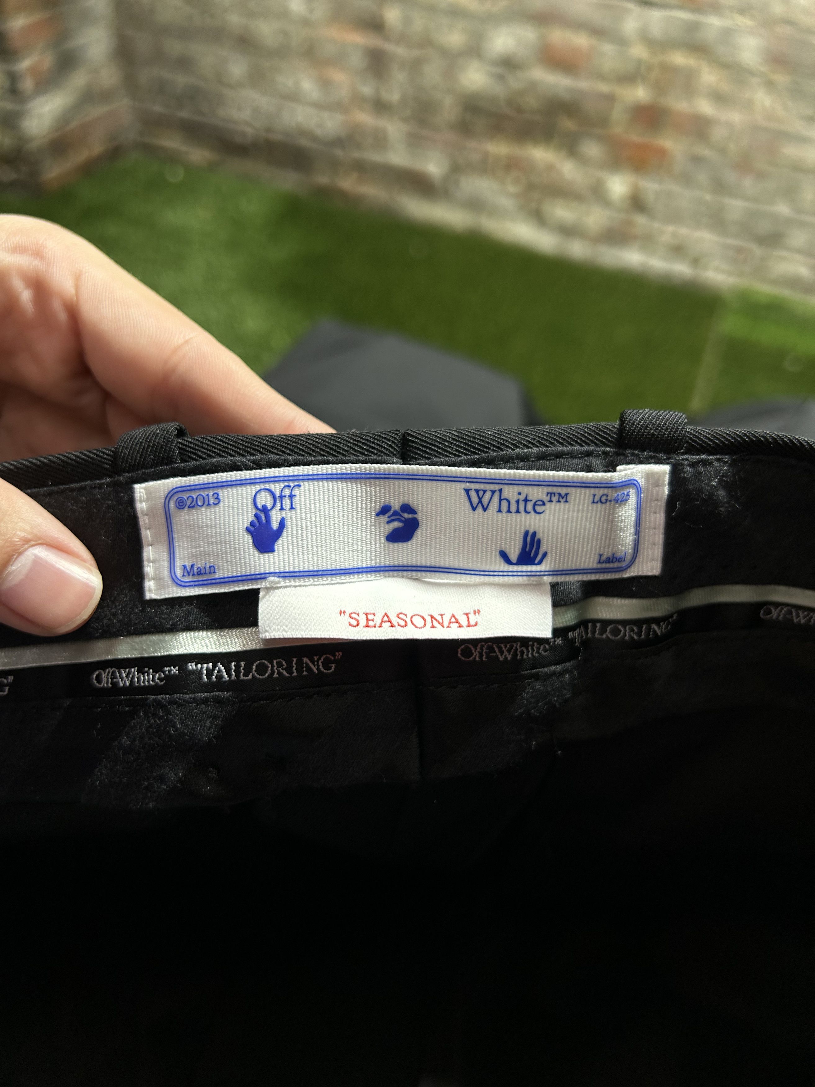 Off-White Off-White Formal Trousers Size 46R - 5 Thumbnail