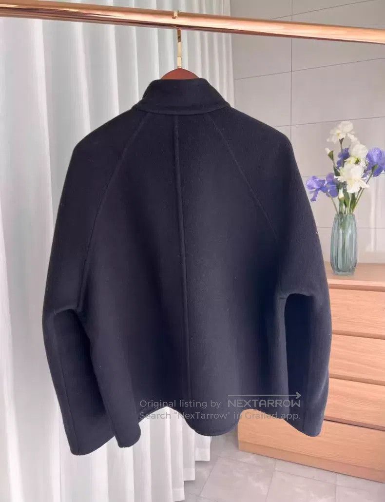 Hermes Hermes Black Zipper Cashmere Jacket Size XS / US 0-2 / IT 36-38 - 3 Thumbnail