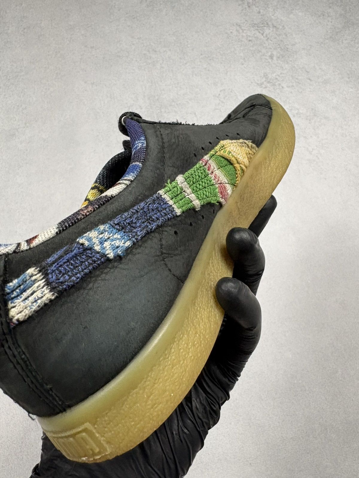 Puma Distressed Puma Clyde Coogi Patchwork Sneakers Gum Sole Y2K Size US 9.5 / EU 42-43 - 16 Thumbnail