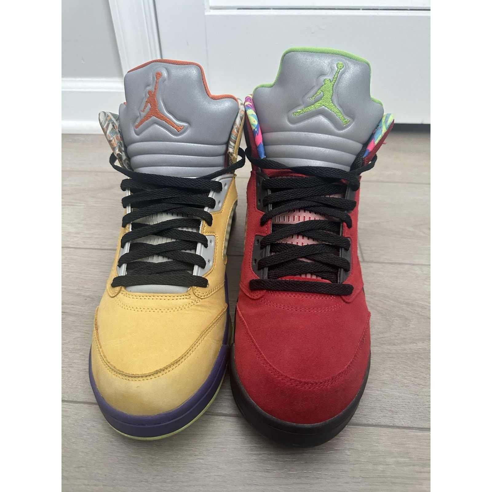 Jordan Brand Air Jordan 5 SE what the Solar Orange men’s sneakers sz 12 Size US 12 / EU 45 - 3 Thumbnail