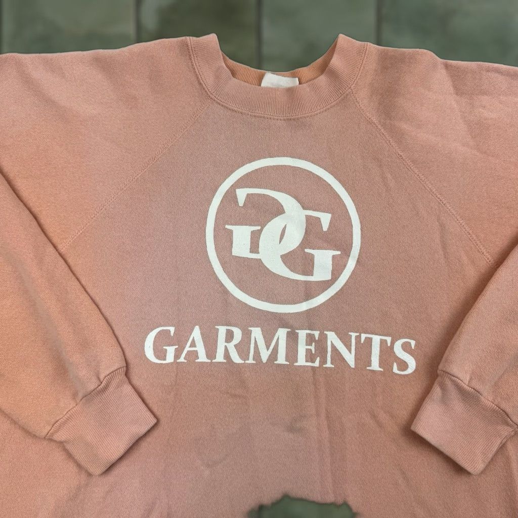 Tultex VINTAGE Tultex Sweatshirt Shirt Adult Large Pink 80s Spellout Graphic Obscure Mens Pullover Size US L / EU 52-54 / 3 - 1 Thumbnail
