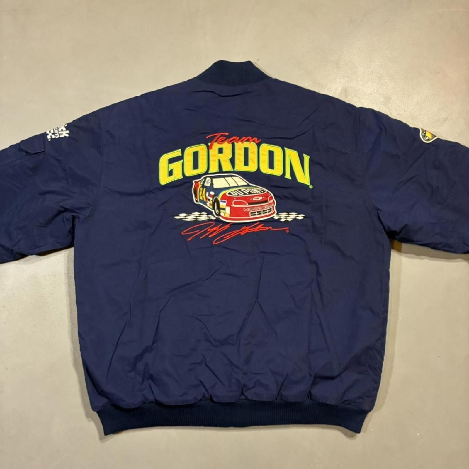 Chase Authentics Vintage Chase Authentic Jeff Gordon NASCAR Patched Bomber Size US XL / EU 56 / 4 - 2 Thumbnail