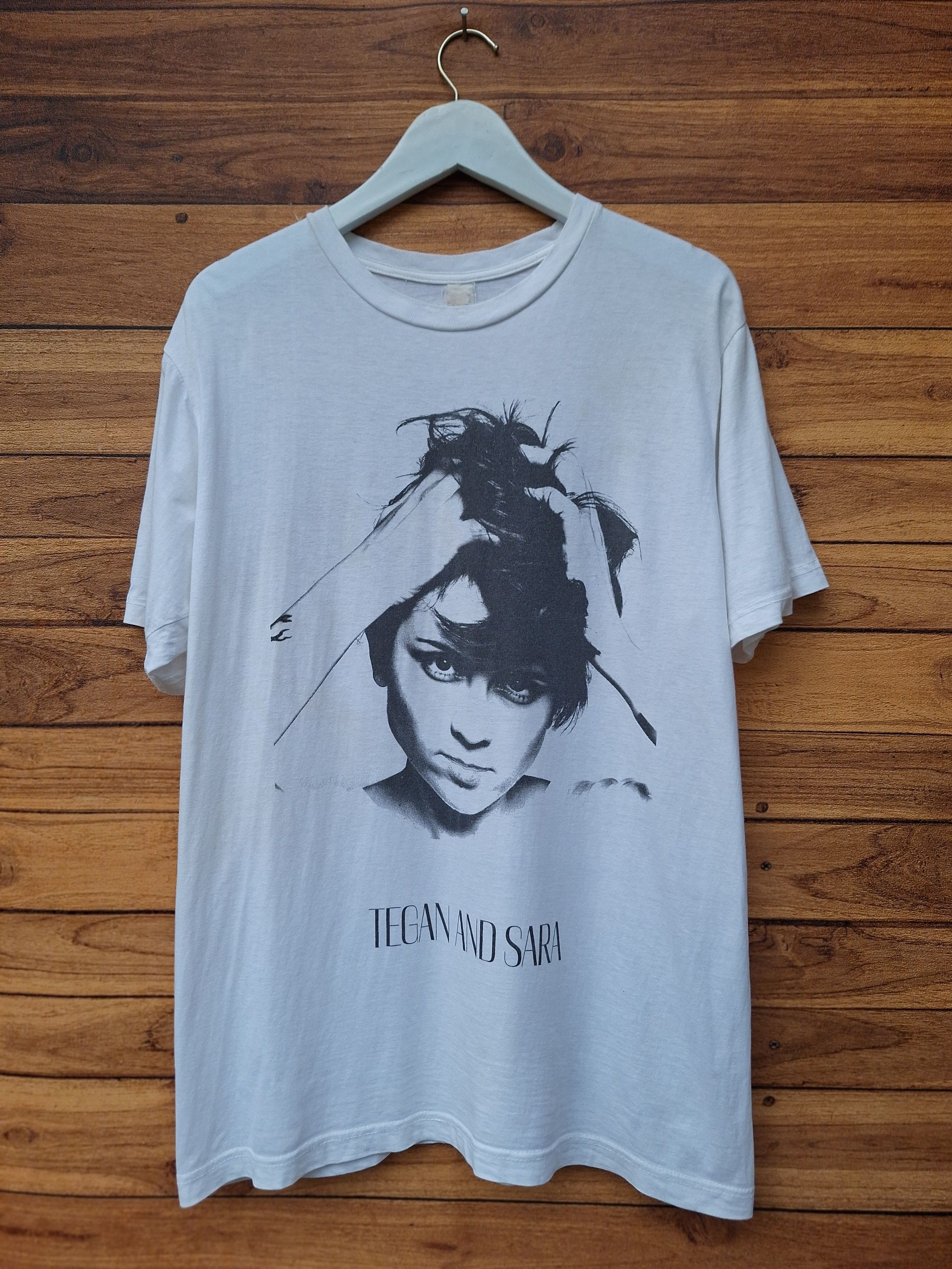 image of Band Tees Vintage Tegan And Sara Album Bjork Mazzy Star Sade in White, Men's (Size XL)