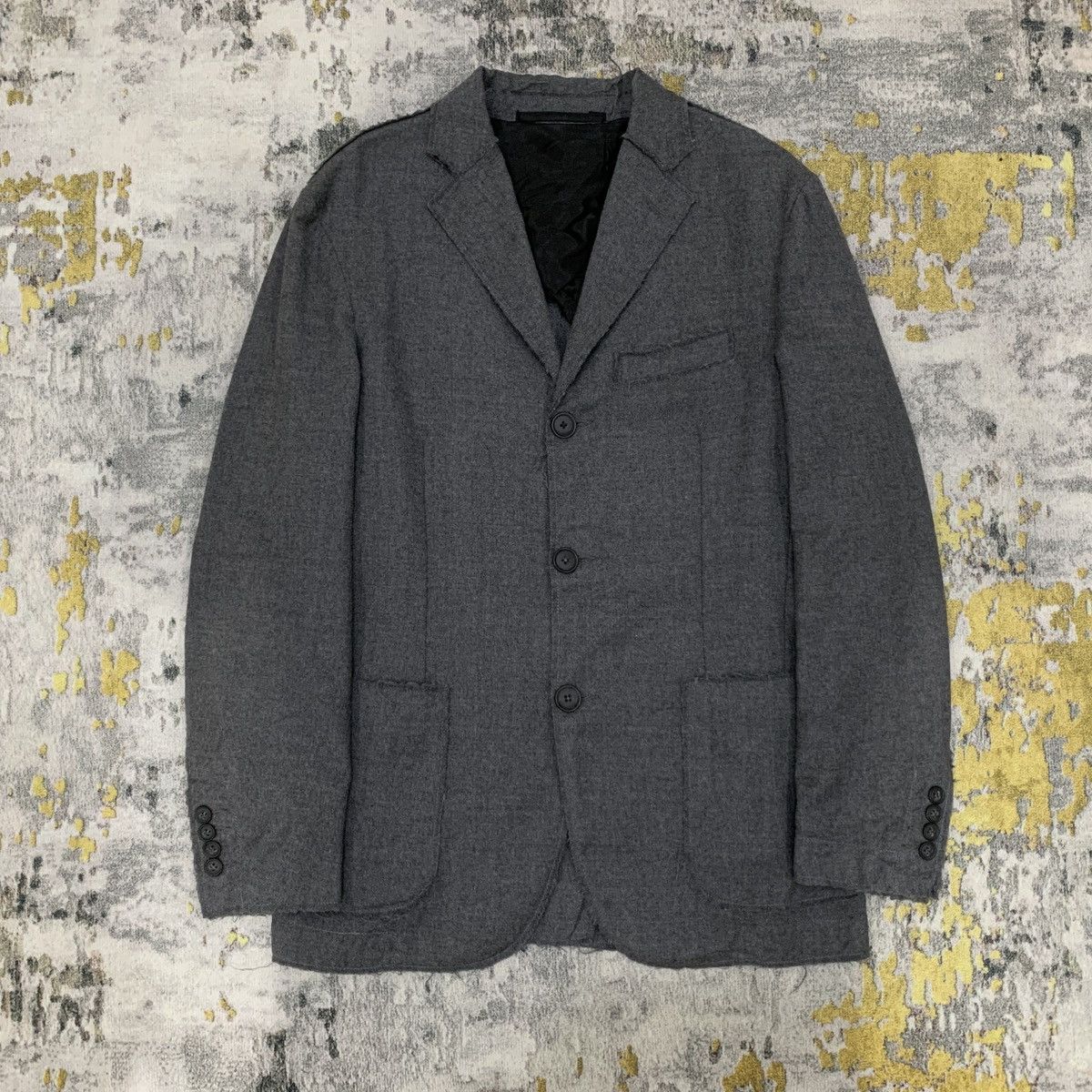 Nepenthes NEPENTHES X BARENA VENEZIA WOOL COAT BLAZER LIGHT GRAY Size US S / EU 44-46 / 1 - 1 Thumbnail