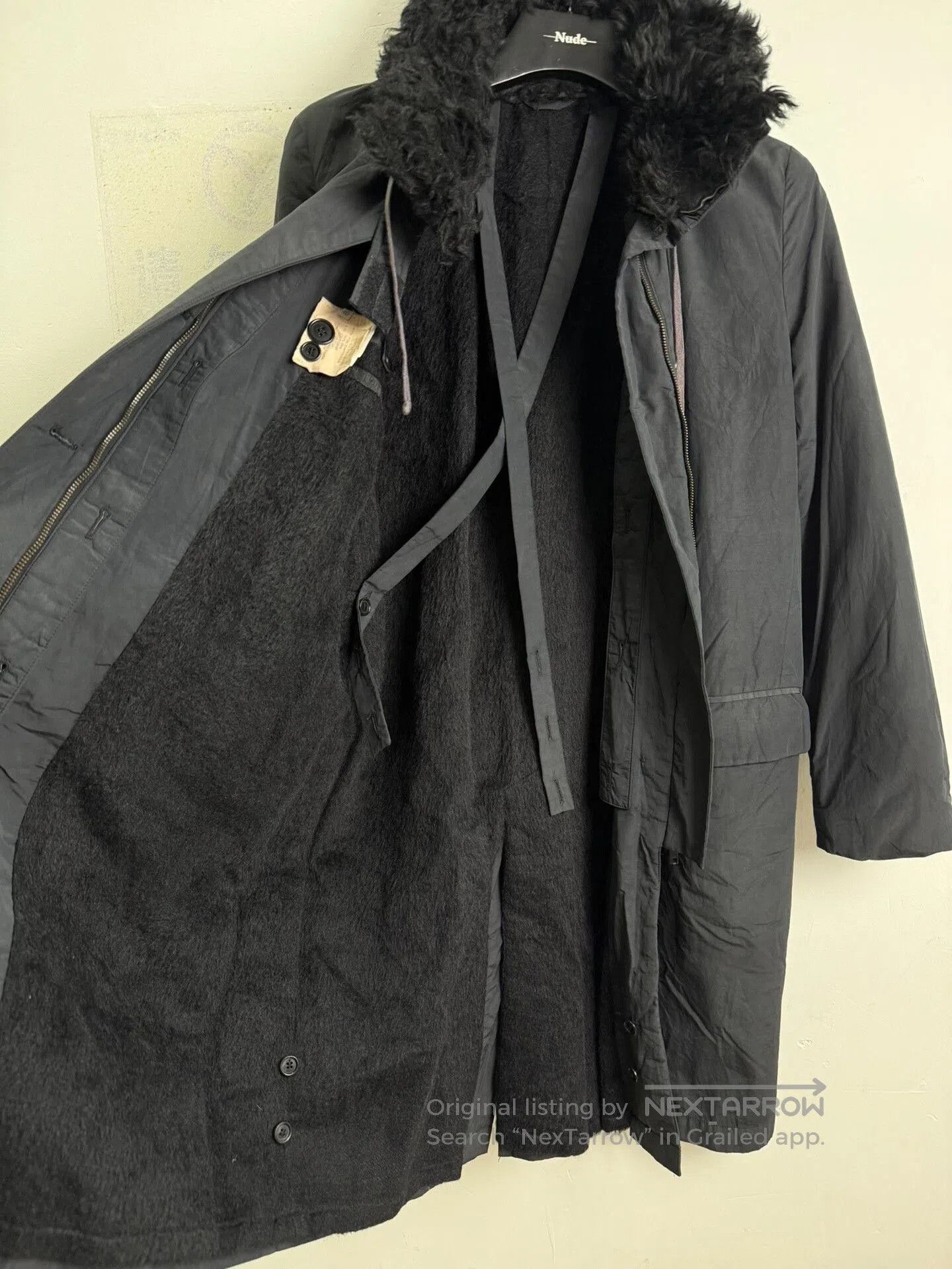 Helmut Lang helmut lang 1999AW parka coat with fur collar. Size US M / EU 48-50 / 2 - 6 Thumbnail