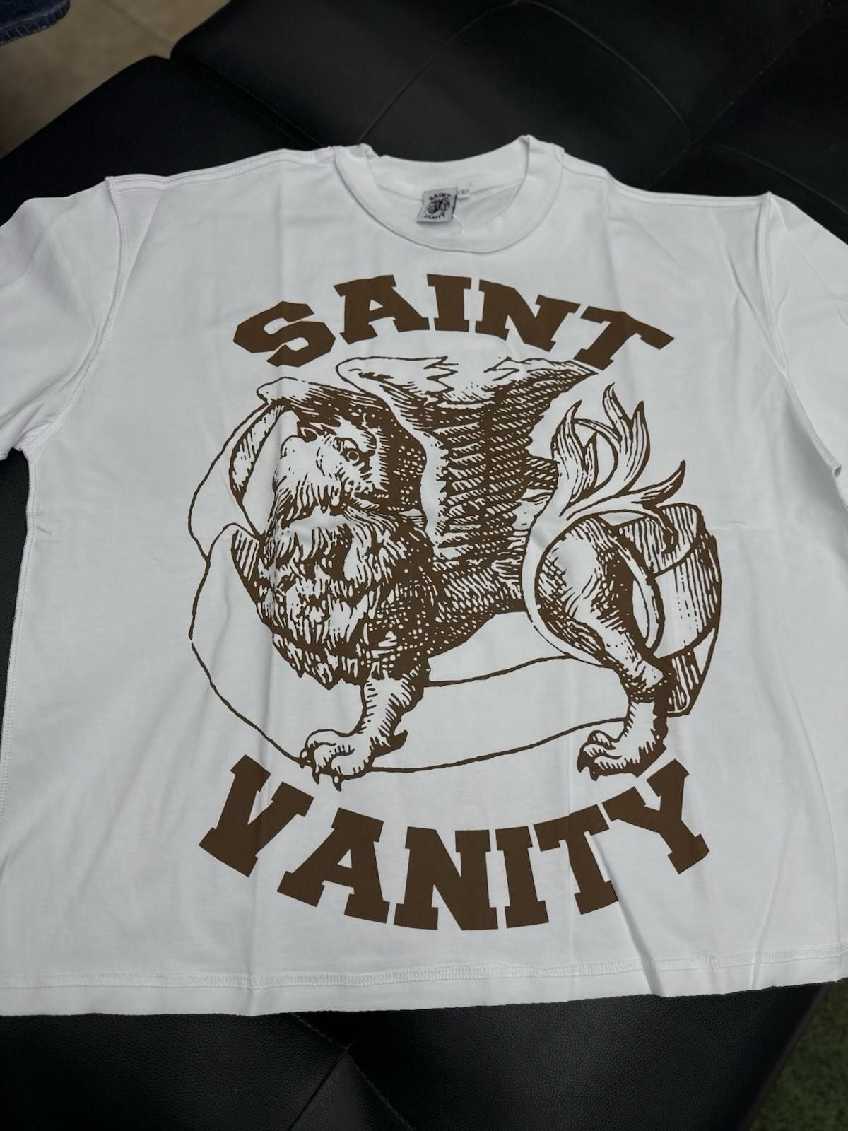 Saint Vanity Size Large - Saint Vanity T-shirt Brown Logo Authentic (NEW Size US L / EU 52-54 / 3 - 1 Thumbnail
