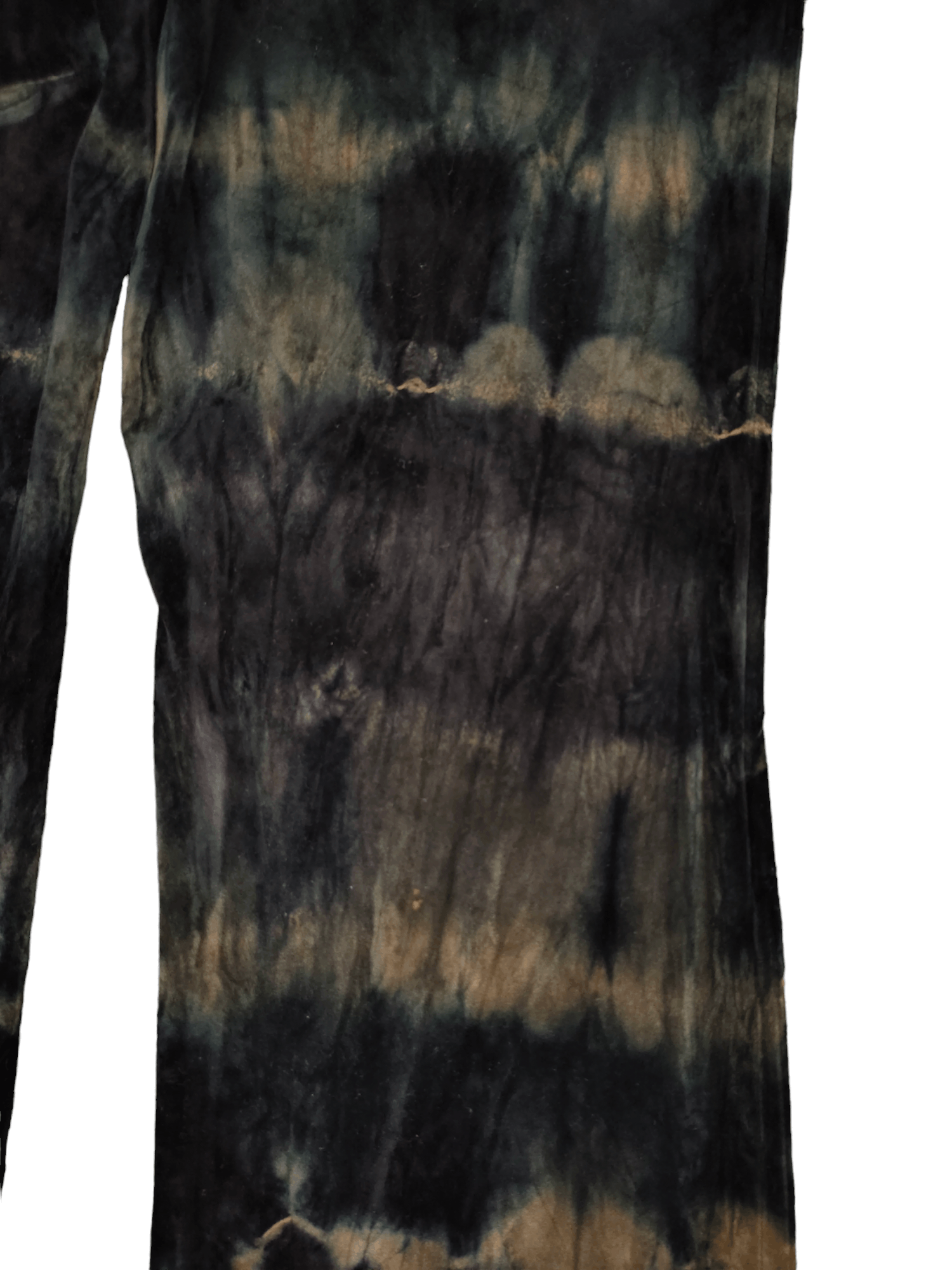 5351 POUR LES HOMMES Flare Pants 5351 Pour Les Homme Tie Dye Bootcut Y2k Size US 31 - 16 Thumbnail