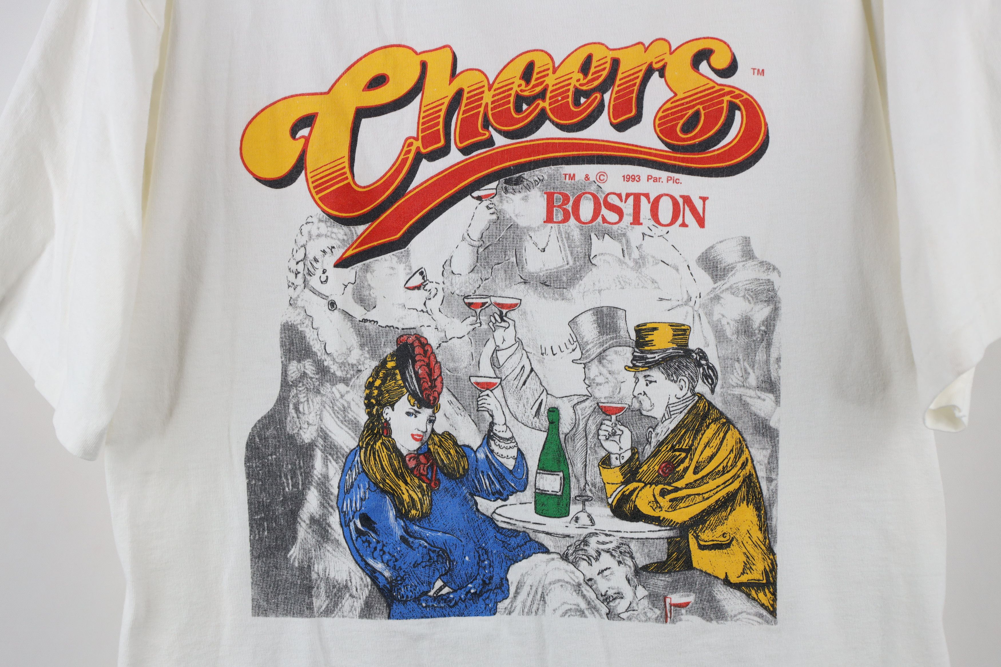 Vintage Vintage 90s Streetwear Boston Short Sleeve T-Shirt USA Size US XL / EU 56 / 4 - 4 Thumbnail