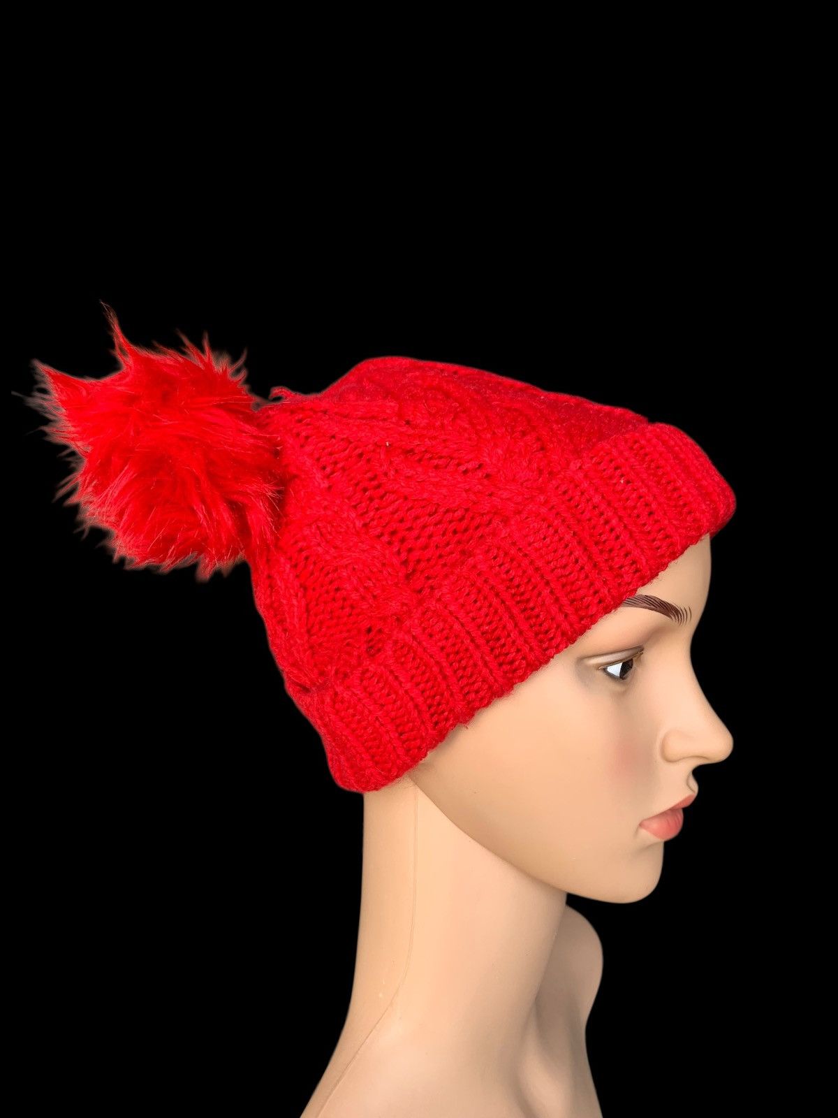 Japanese Brand × Kapital × Vintage Combo Two Beanies Hat Knitt Crochet Cute Size ONE SIZE - 6 Thumbnail