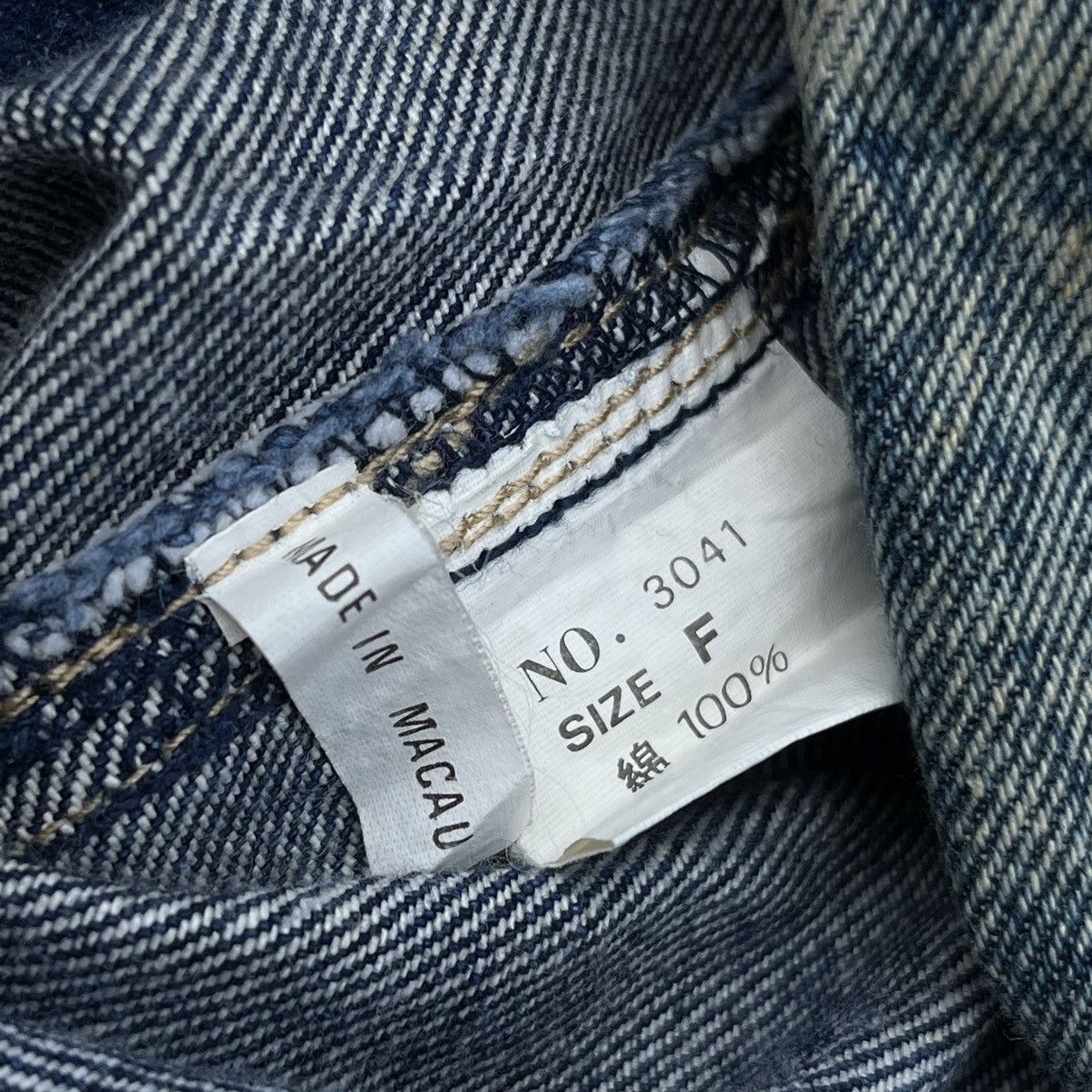 Other Vintage Biker Acid Wash Denim Jacket • Size US M / EU 48-50 / 2 - 5 Thumbnail